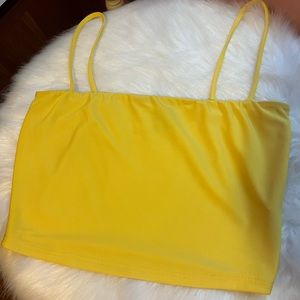 Yellow Day&Night Crop top from PacSun in size S/M